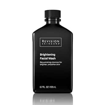 Revision Skincare Brightening Facial Wash, Brightens skin with radiant-boosting Vitamin C, Exfoliates dead surface cells for softer, smoother skin, Combines with Vitamin E, 6.7 Fl Oz