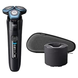 Philips Norelco Shaver 7600, Rechargeable Wet & Dry Electric Shaver with SenseIQ Technology, Quick Clean Pod, Travel Case and Pop-up Trimmer, S7886/84, Multi