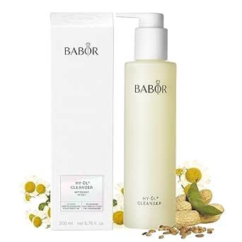 Babor HY-OL Oil Cleanser for Face, Oil Based Cleanser Face Wash, Gentle Face Cleanser Removes Dirt, Oil Based Cleanser Minimizes Breakouts, Natural Face Wash for Oily Skin