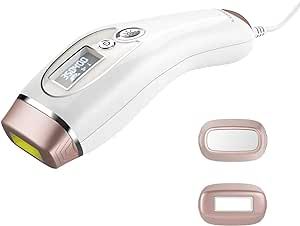 Hair Removal for Women and Men,LOVE DOCK IPL Hair Removal Device Permanent and Painless Hair Remover with Ice Cool Function for Removing Unwanted Facial/Chin/Underarm/Back/Leg/Bikini Line Hair