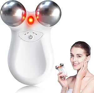 Microcurrent Facial Device,Latest Red Light Technology,Enhances The Ability to Lift The Face and Tighten The Skin,USB Microsculpt Device for Face,for Facial Wrinkle Toning Equipment.